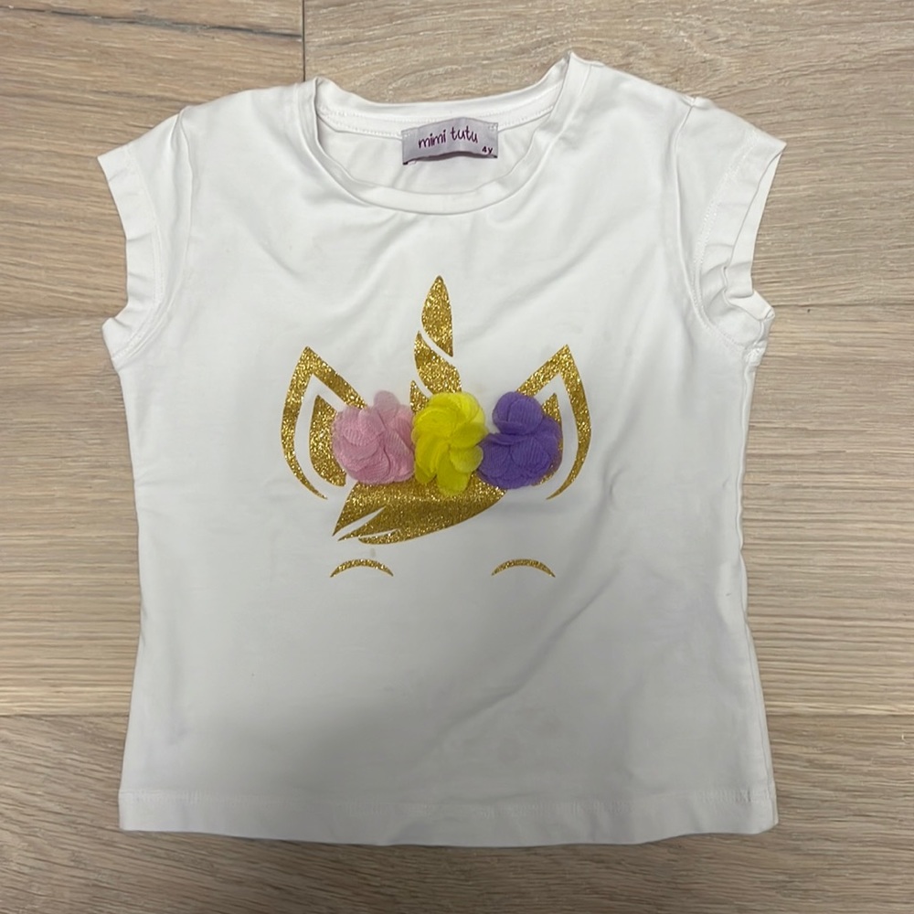 Mimi tutu 4Y unicorn tank